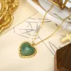 Emerald Heart Necklace sold by Selenichast