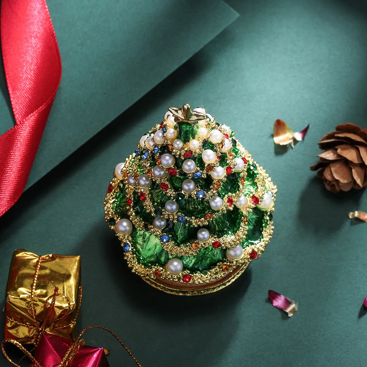 Christmas Tree Jewelry Box sold by Selenichast product image thumbnail 2