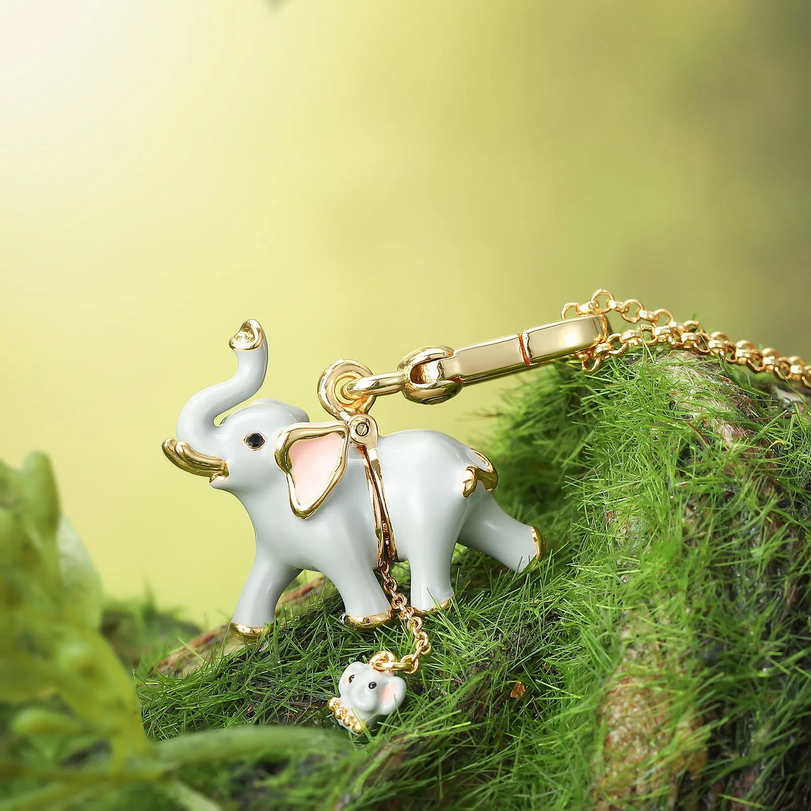 Elephant Locket Necklace sold by Selenichast product image thumbnail 2