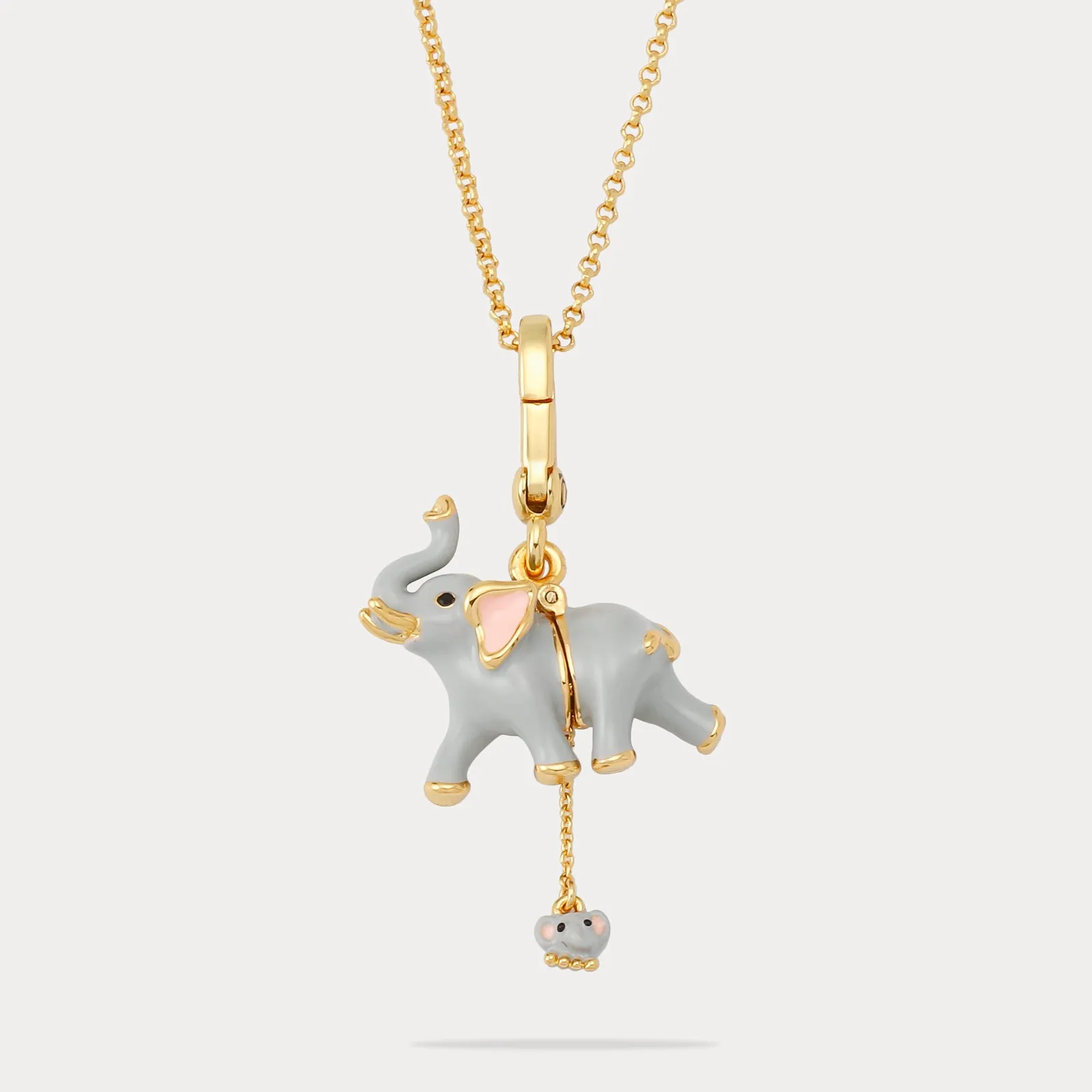 Elephant Locket Necklace sold by Selenichast