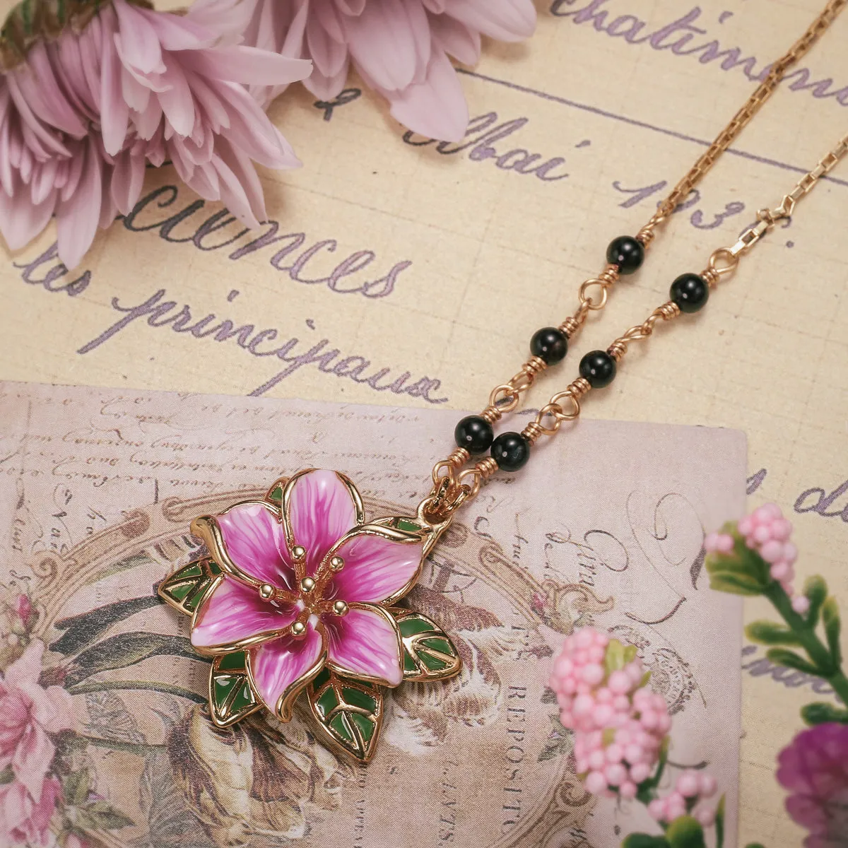 Bellflower Necklace sold by Selenichast product image thumbnail 4