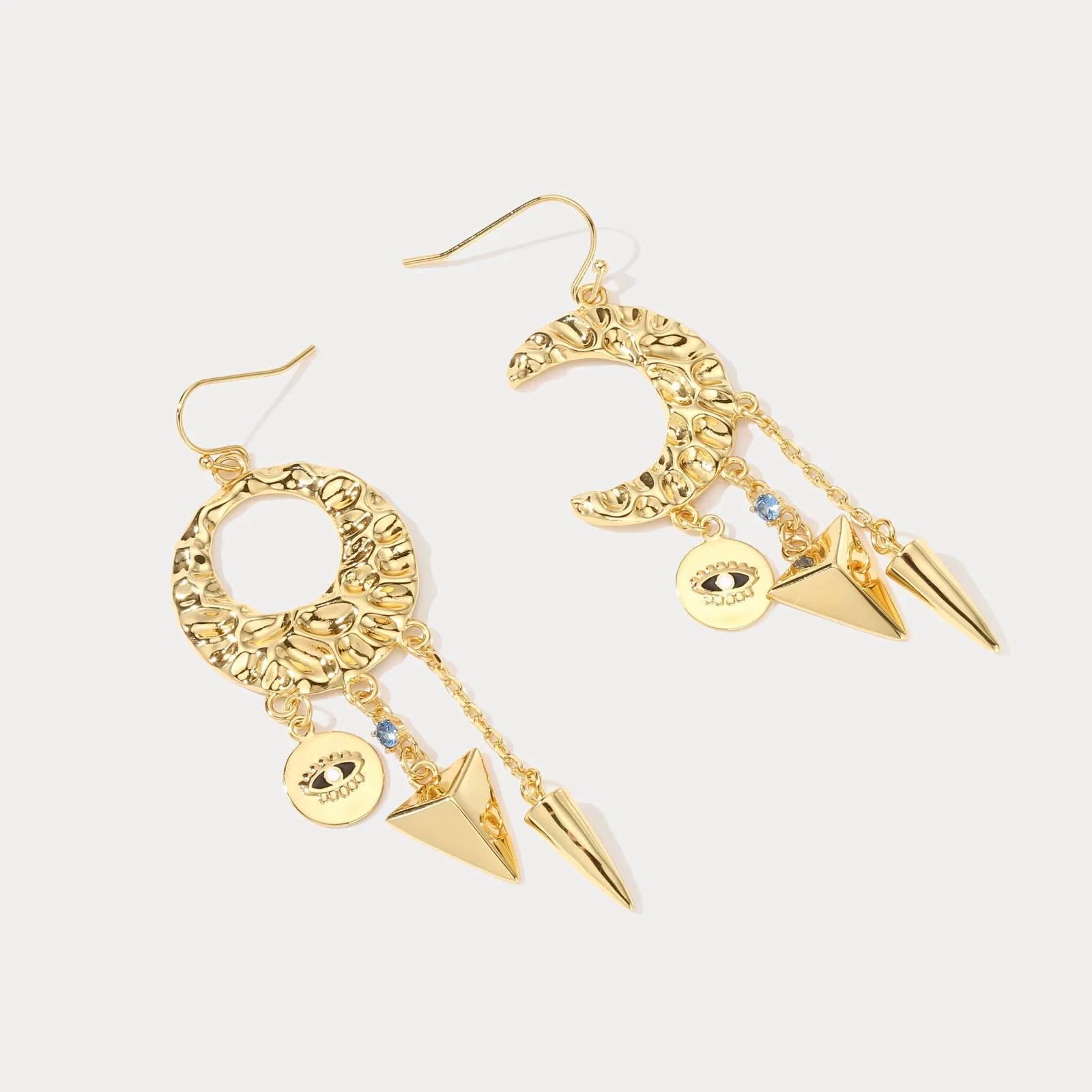 Cosmic Evil Eye Earrings sold by Selenichast product image thumbnail 4