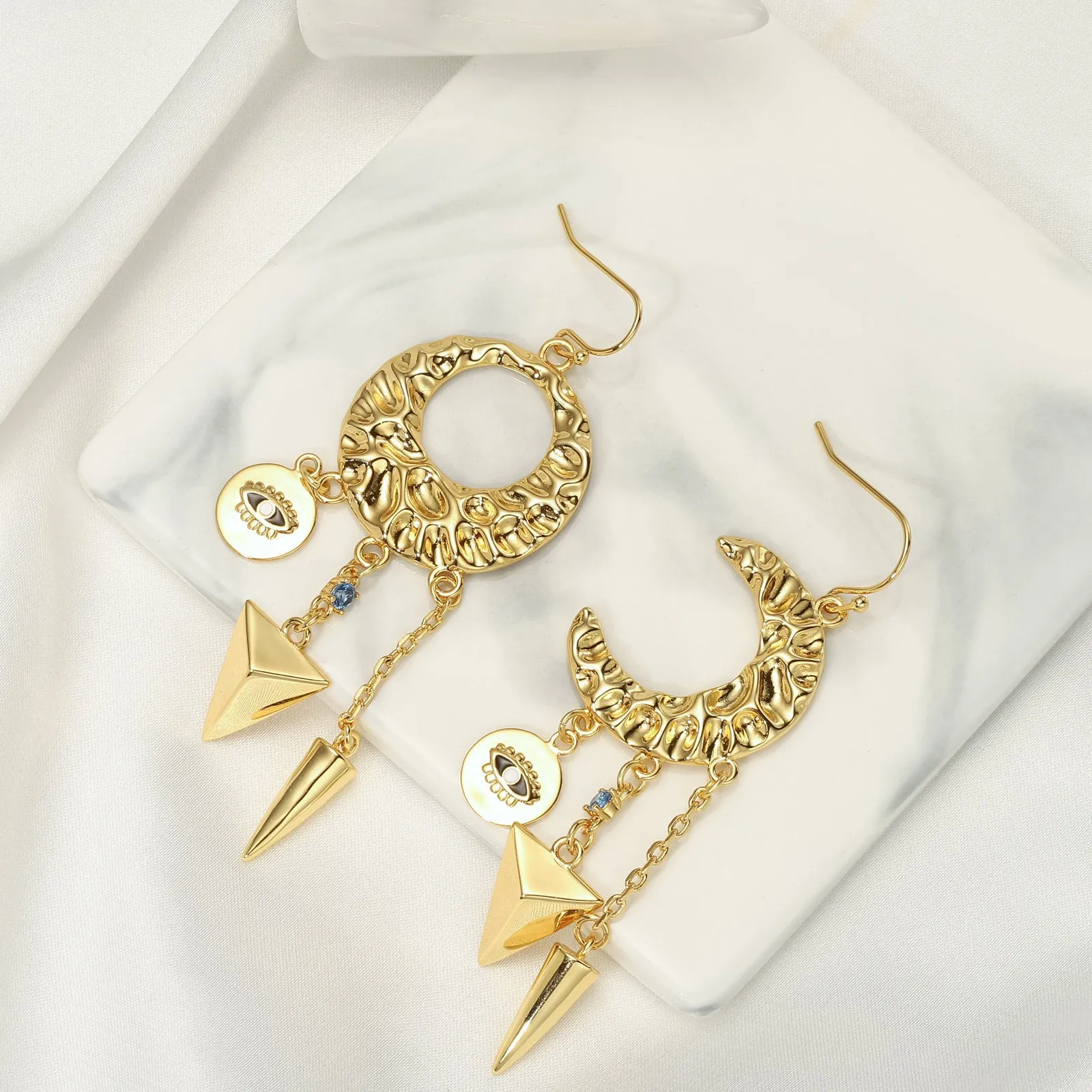 Cosmic Evil Eye Earrings sold by Selenichast product image thumbnail 3