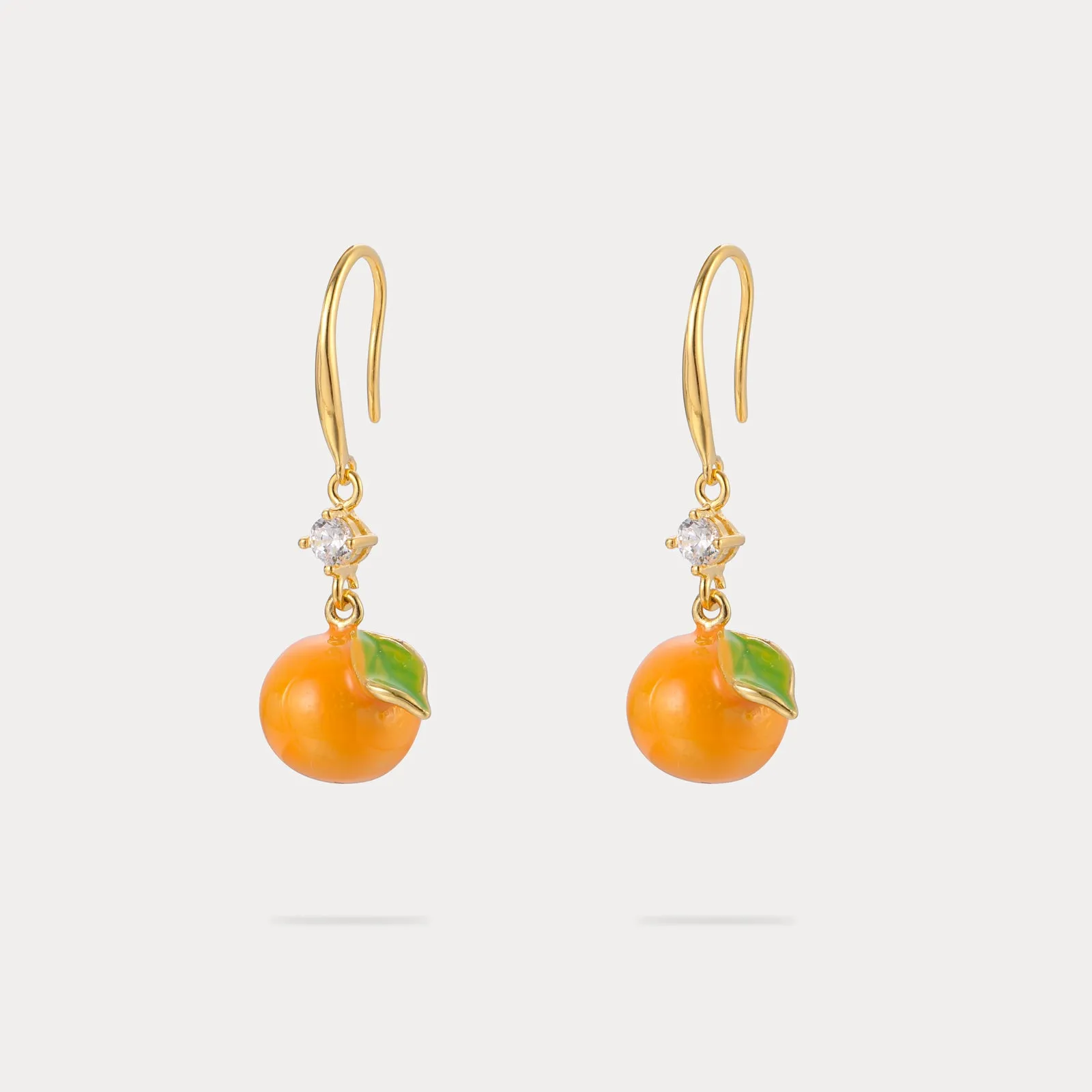 Orange Earrings sold by Selenichast