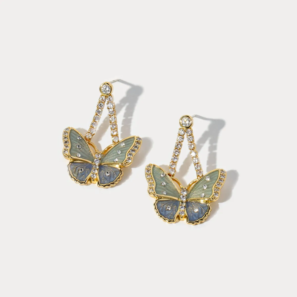 Butterfly Earrings sold by Selenichast