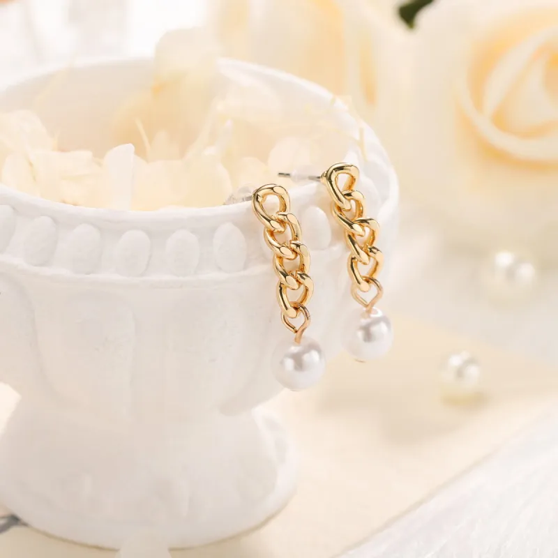 Pearl Earrings Set sold by Selenichast
