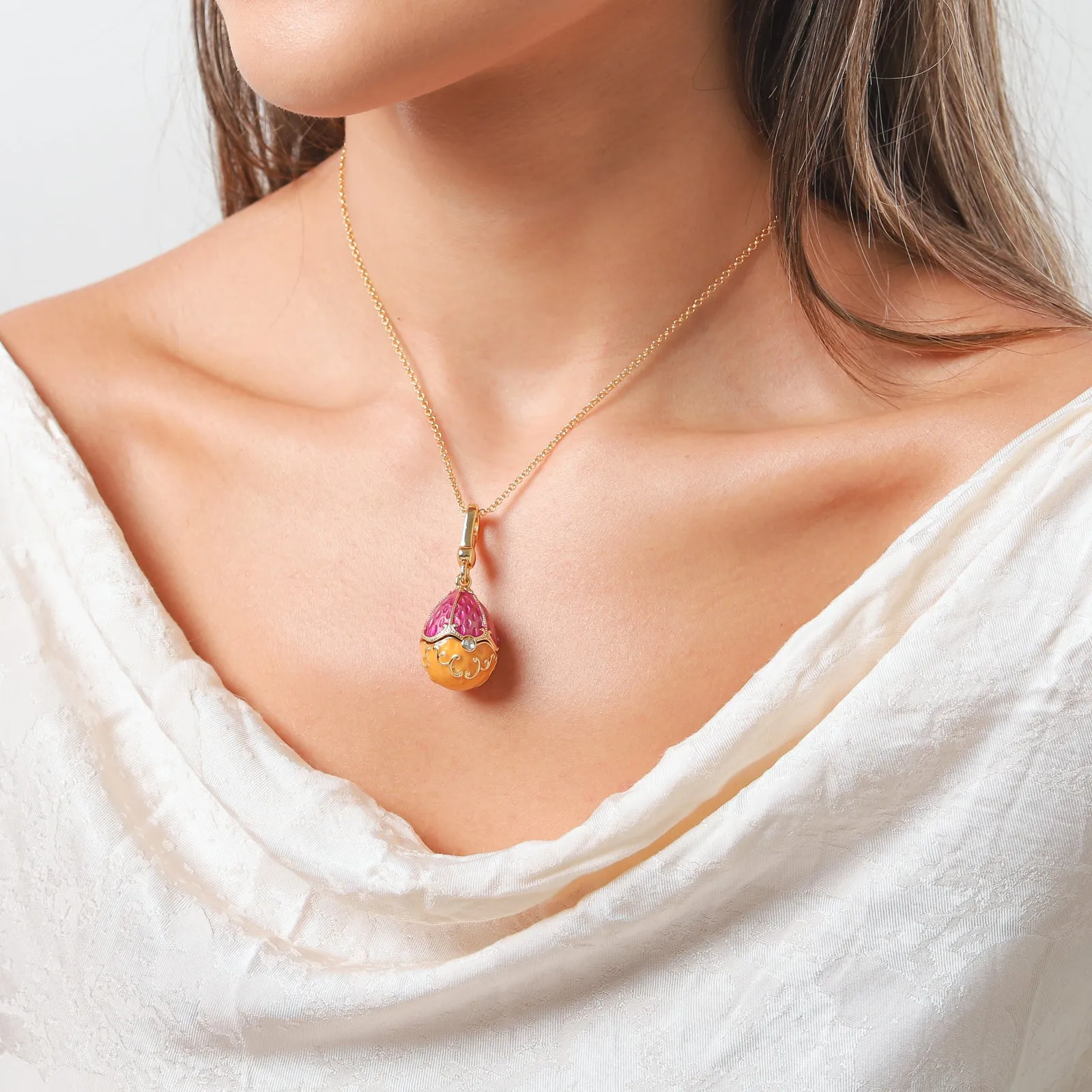 Elephant Egg Locket Necklace sold by Selenichast product image thumbnail 5