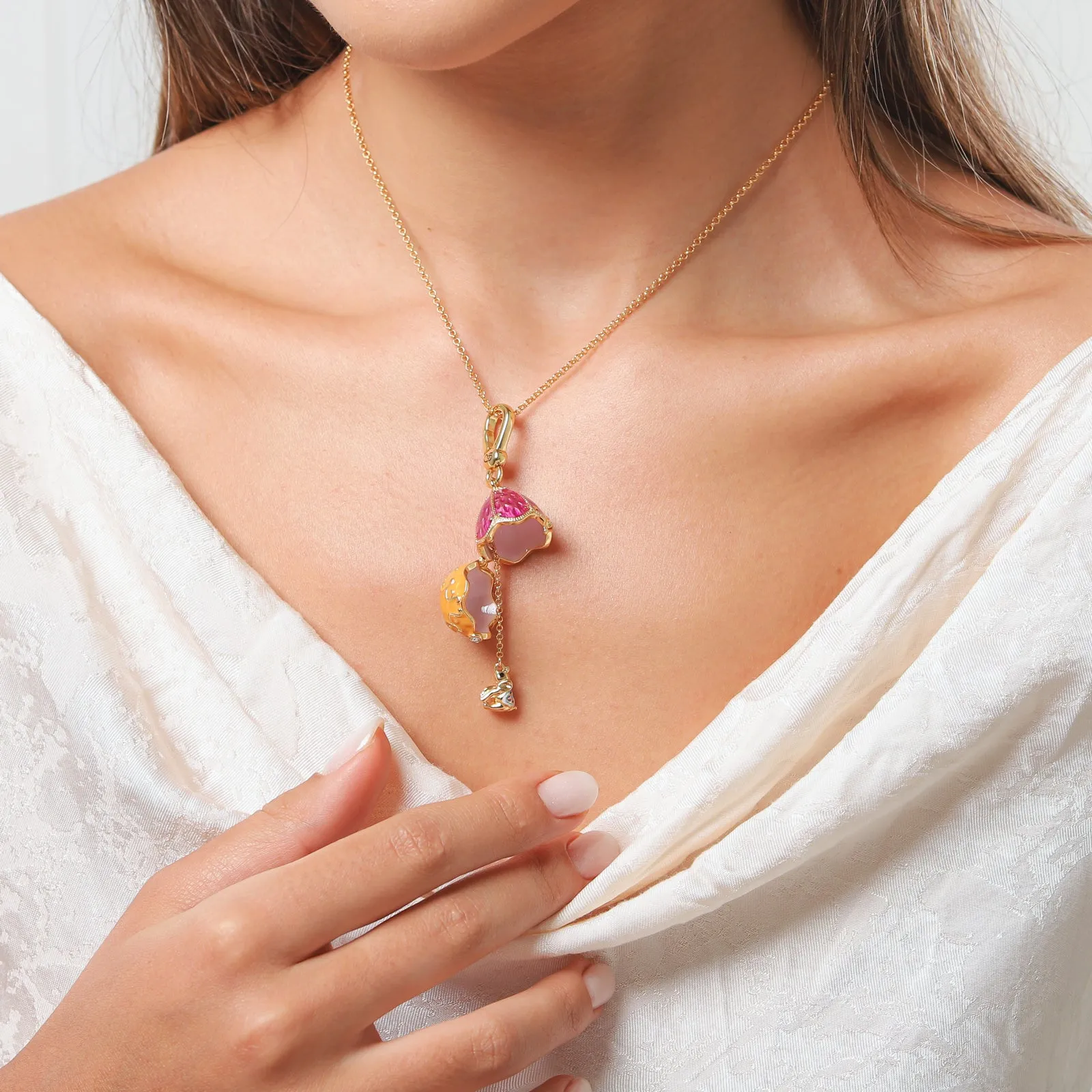 Elephant Egg Locket Necklace sold by Selenichast product image thumbnail 2