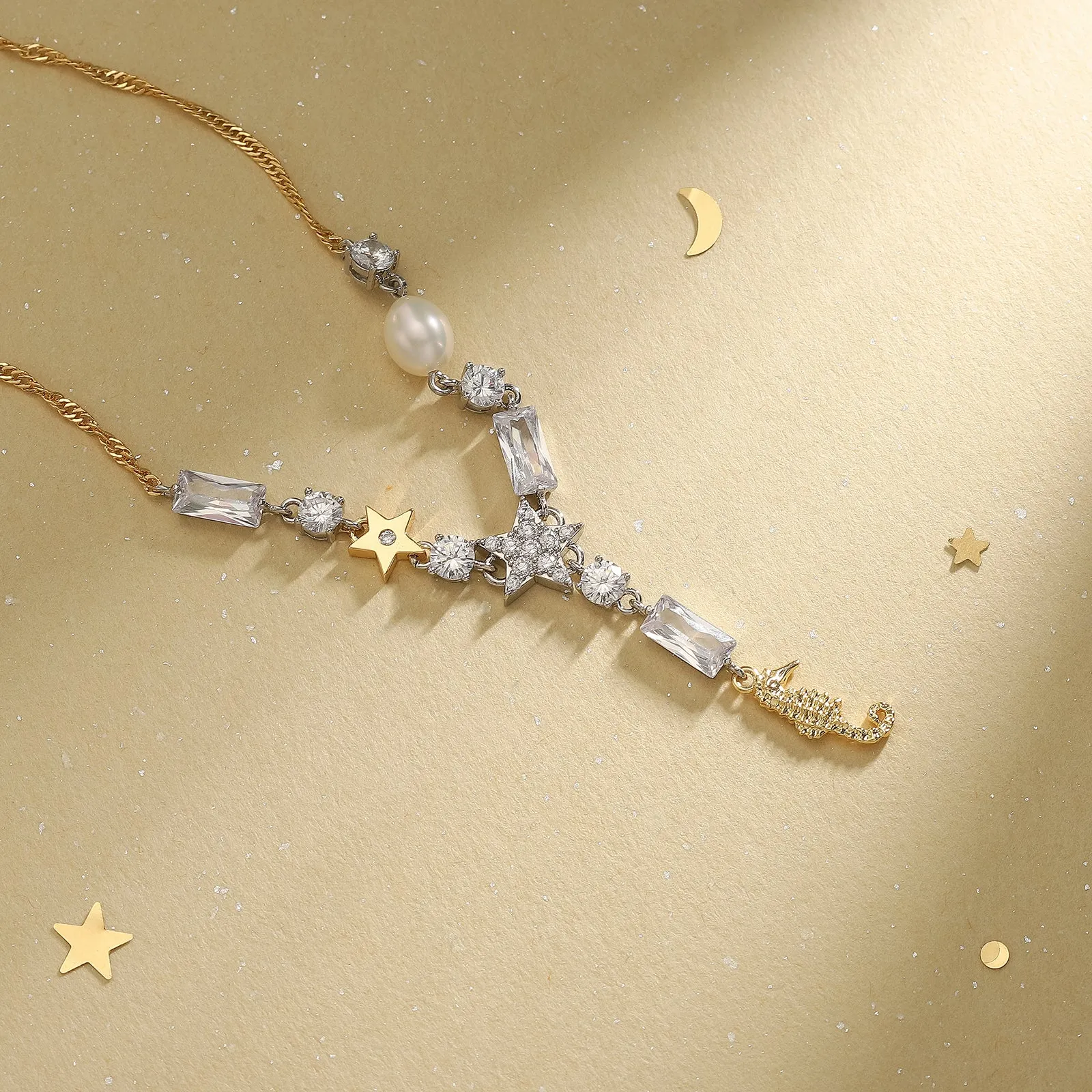 Seahorse Star Necklace sold by Selenichast product image thumbnail 4