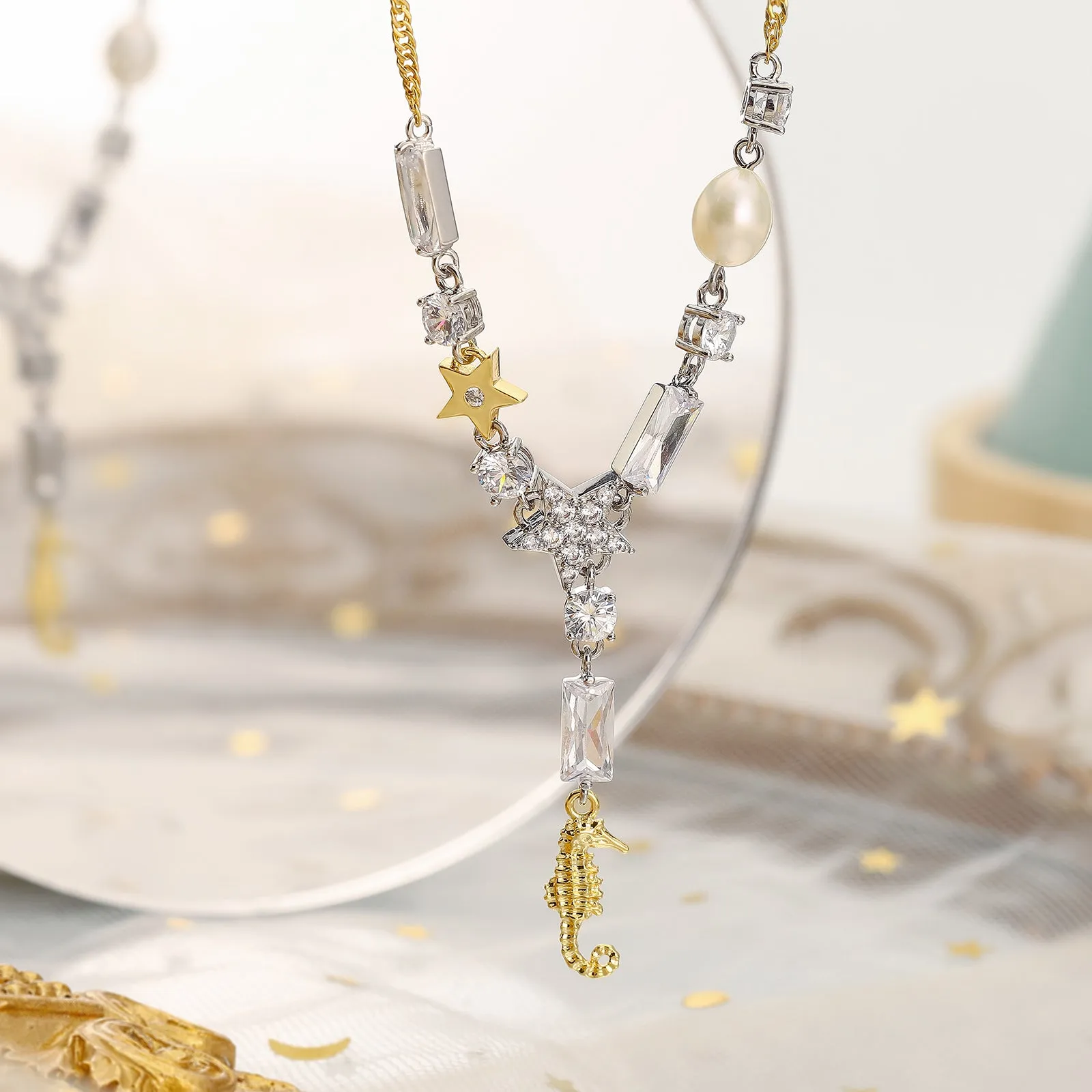 Seahorse Star Necklace sold by Selenichast product image thumbnail 3