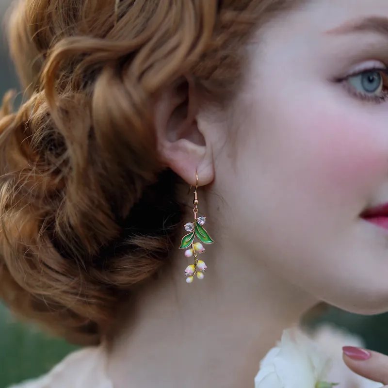 Lily Of The Valley Earrings sold by Selenichast