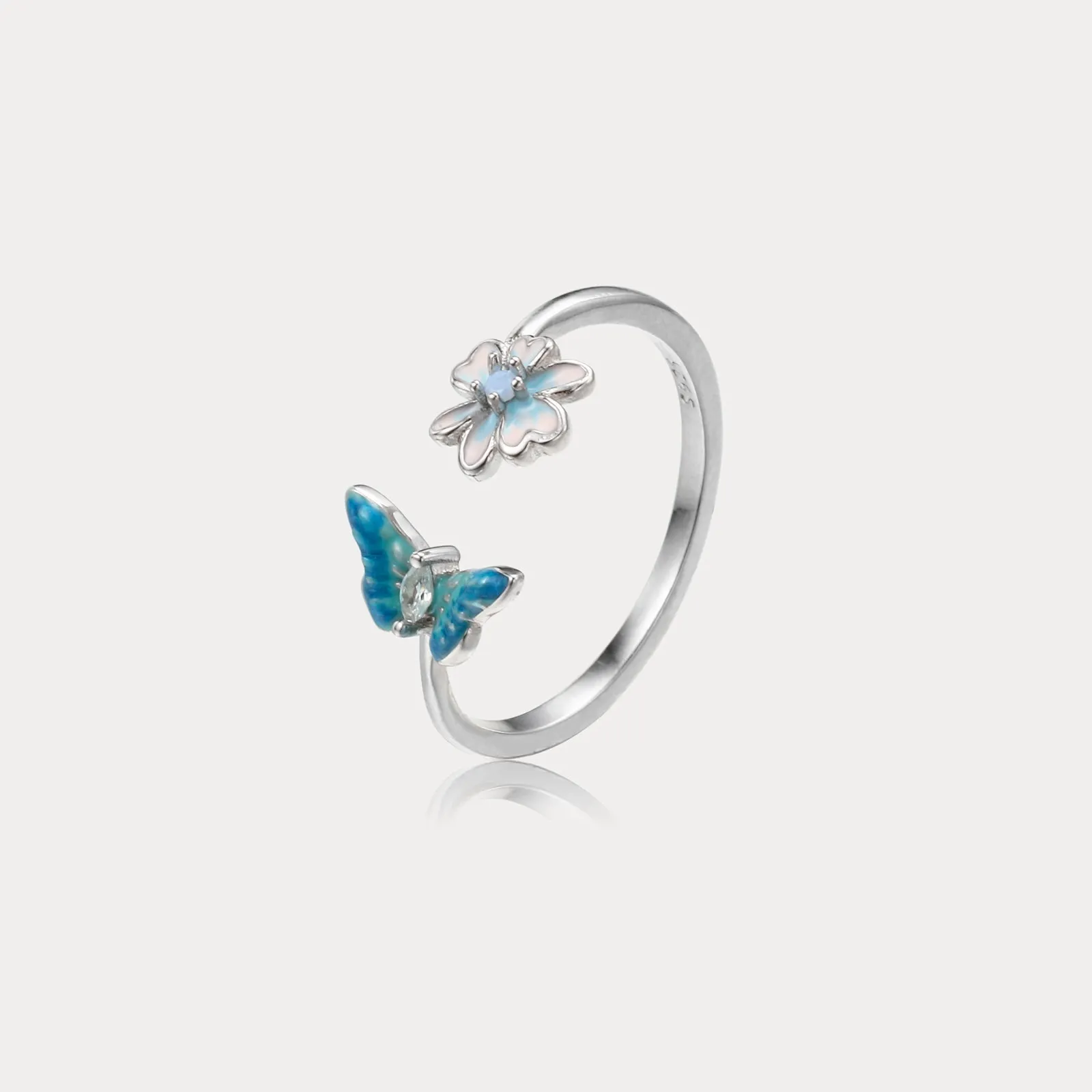 Flower Butterfly Ring sold by Selenichast
