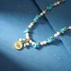 Evil Eye Turquoise Necklace sold by Selenichast