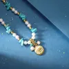 Evil Eye Turquoise Necklace sold by Selenichast
