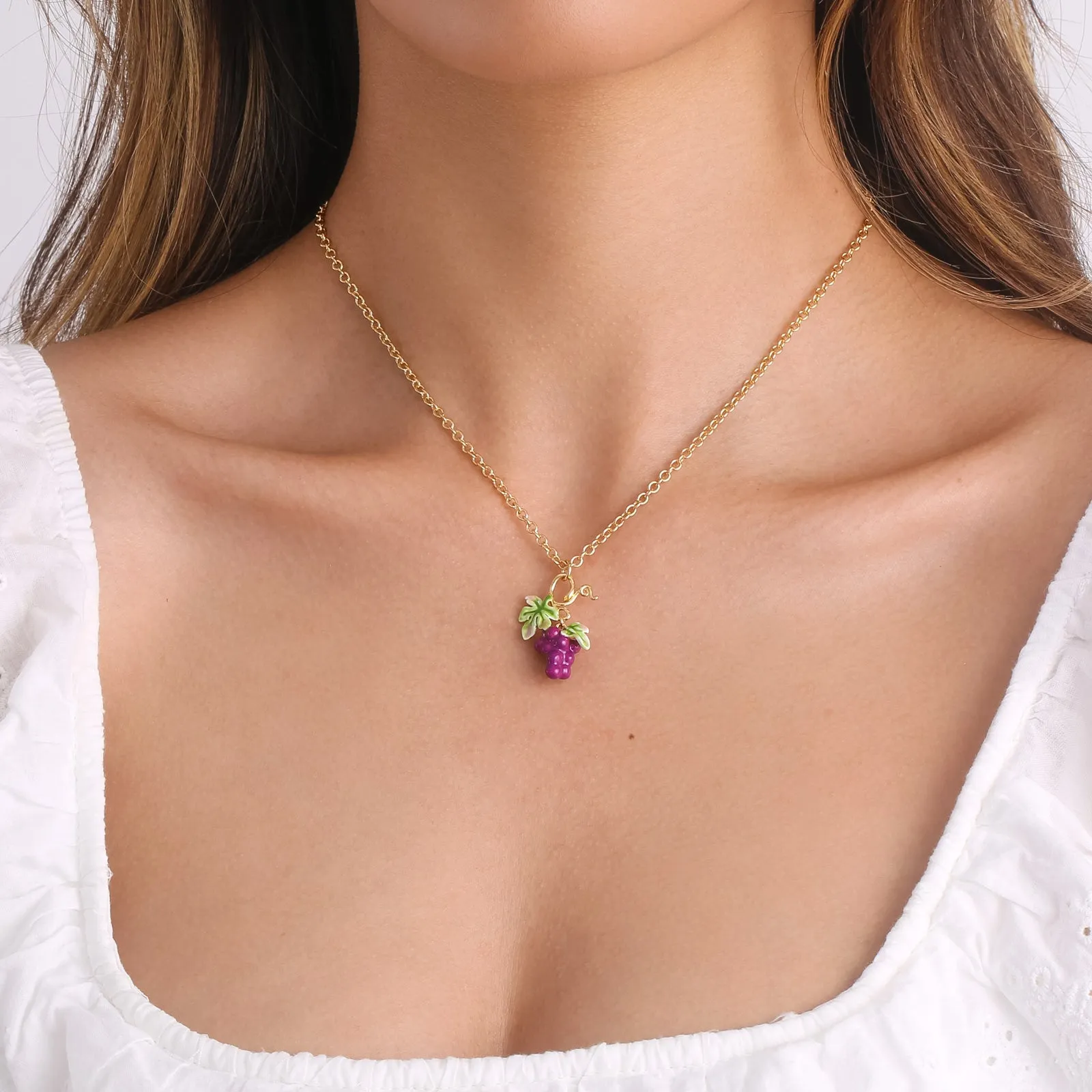 Grape Necklace sold by Selenichast product image thumbnail 4