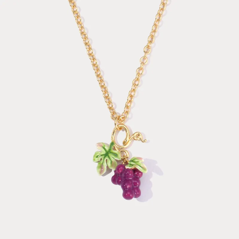 Grape Necklace sold by Selenichast