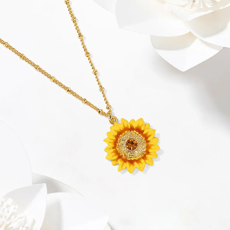 Sunflower Necklace sold by Selenichast product image thumbnail 4