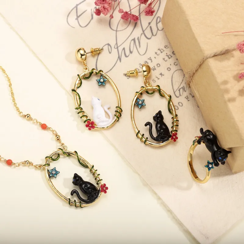 Black Cat Gift Set with Gift Wrapping sold by Selenichast