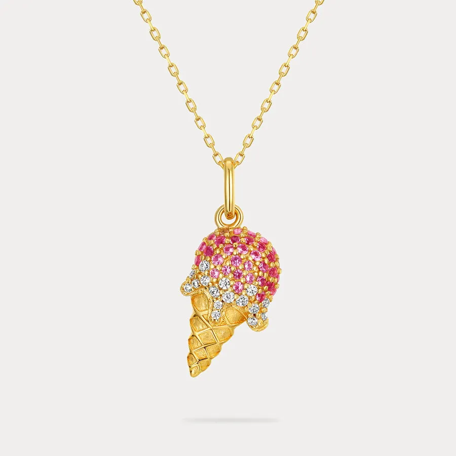 Diamond Ice Cream Necklace sold by Selenichast