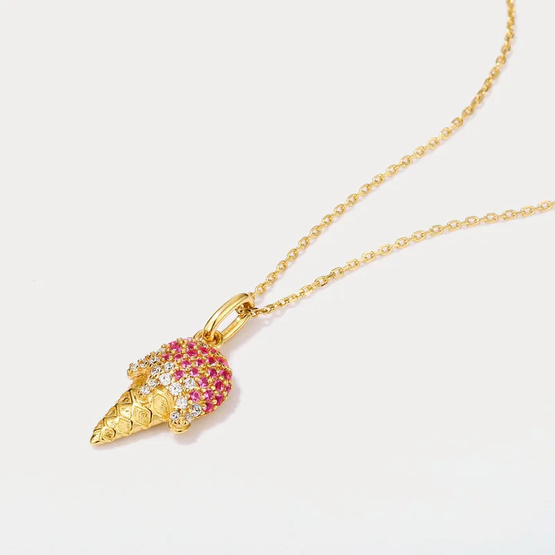 Diamond Ice Cream Necklace sold by Selenichast product image thumbnail 2