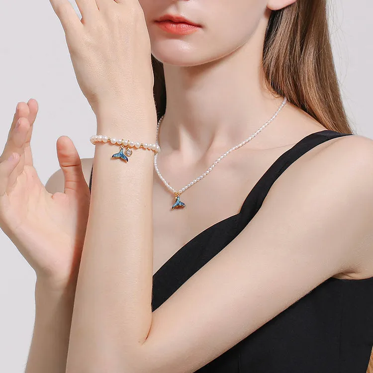 Mermaid Tail Pearl Bracelet sold by Selenichast product image thumbnail 3