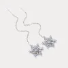 Christmas Snowflake Drop Earrings sold by Selenichast