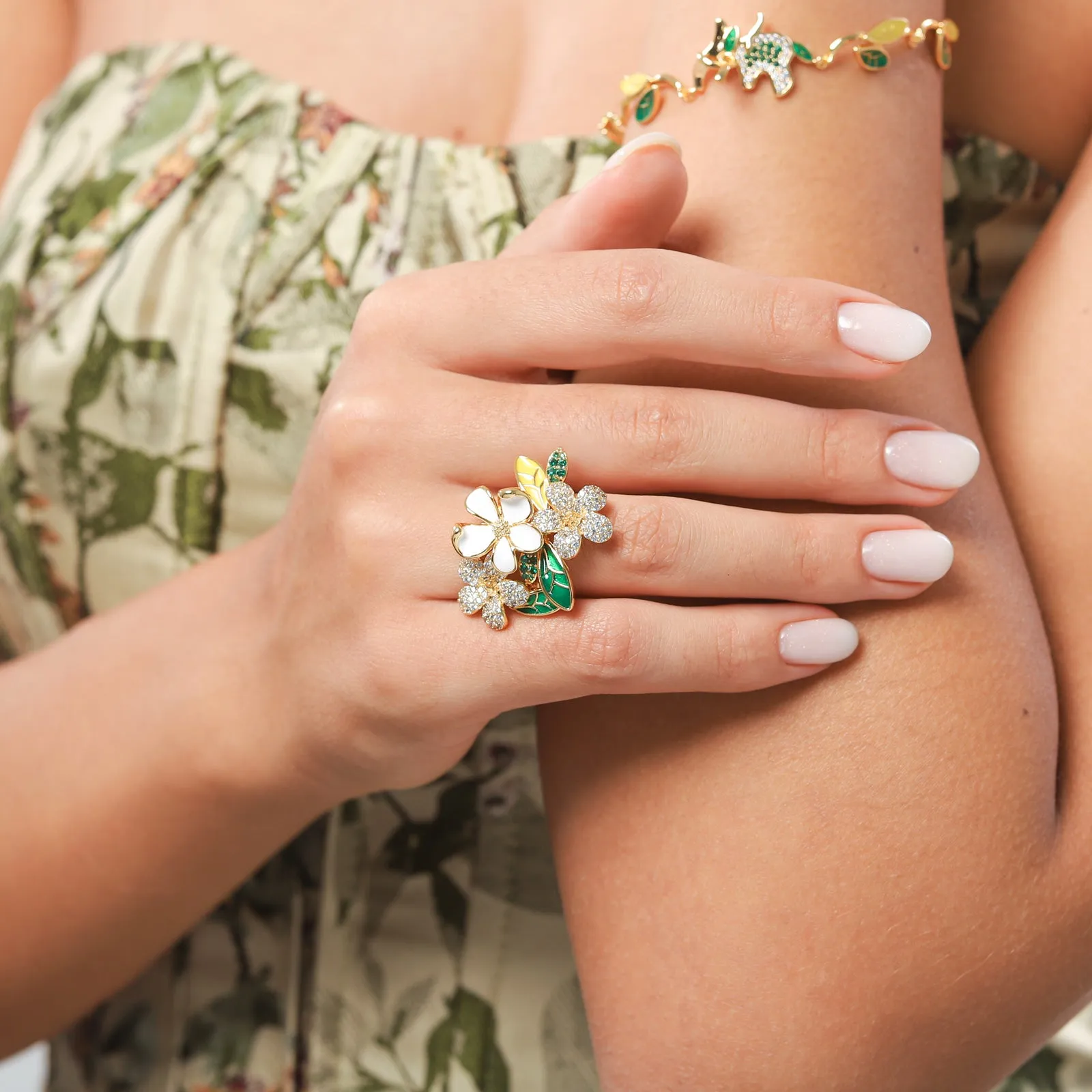 Four Leaf Clover Ring sold by Selenichast product image thumbnail 2