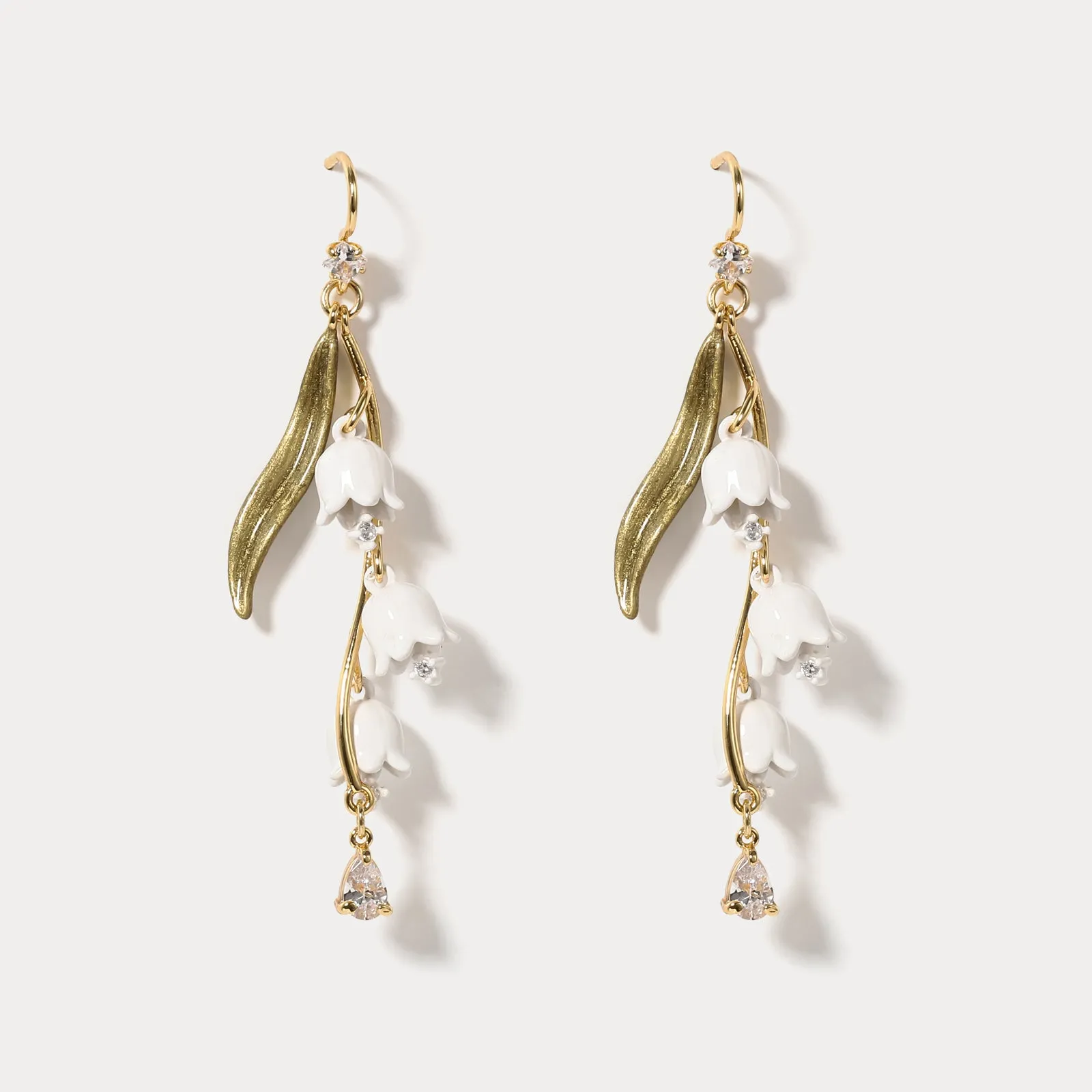 Lily Of The Valley Earrings sold by Selenichast