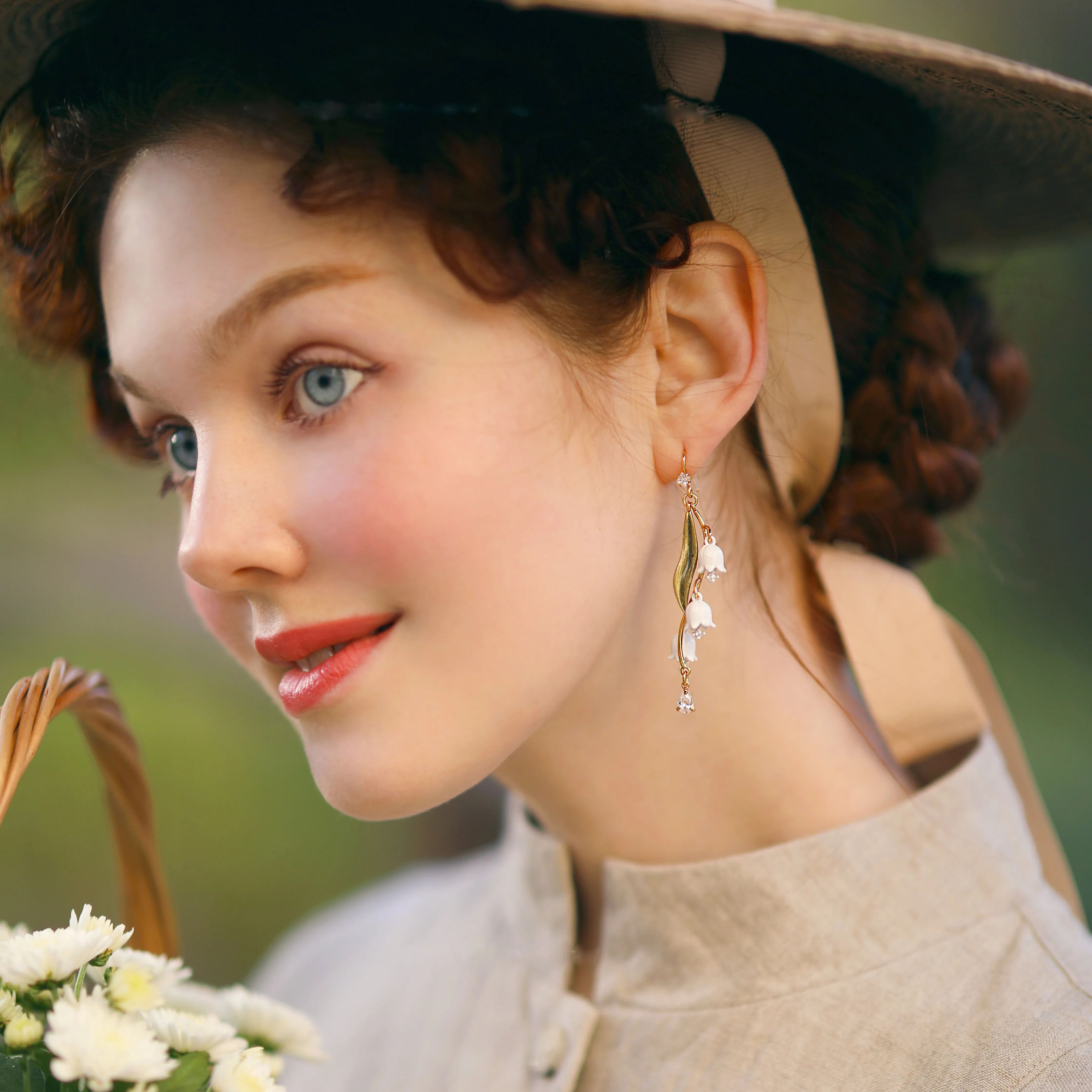 Lily Of The Valley Earrings sold by Selenichast product image thumbnail 4