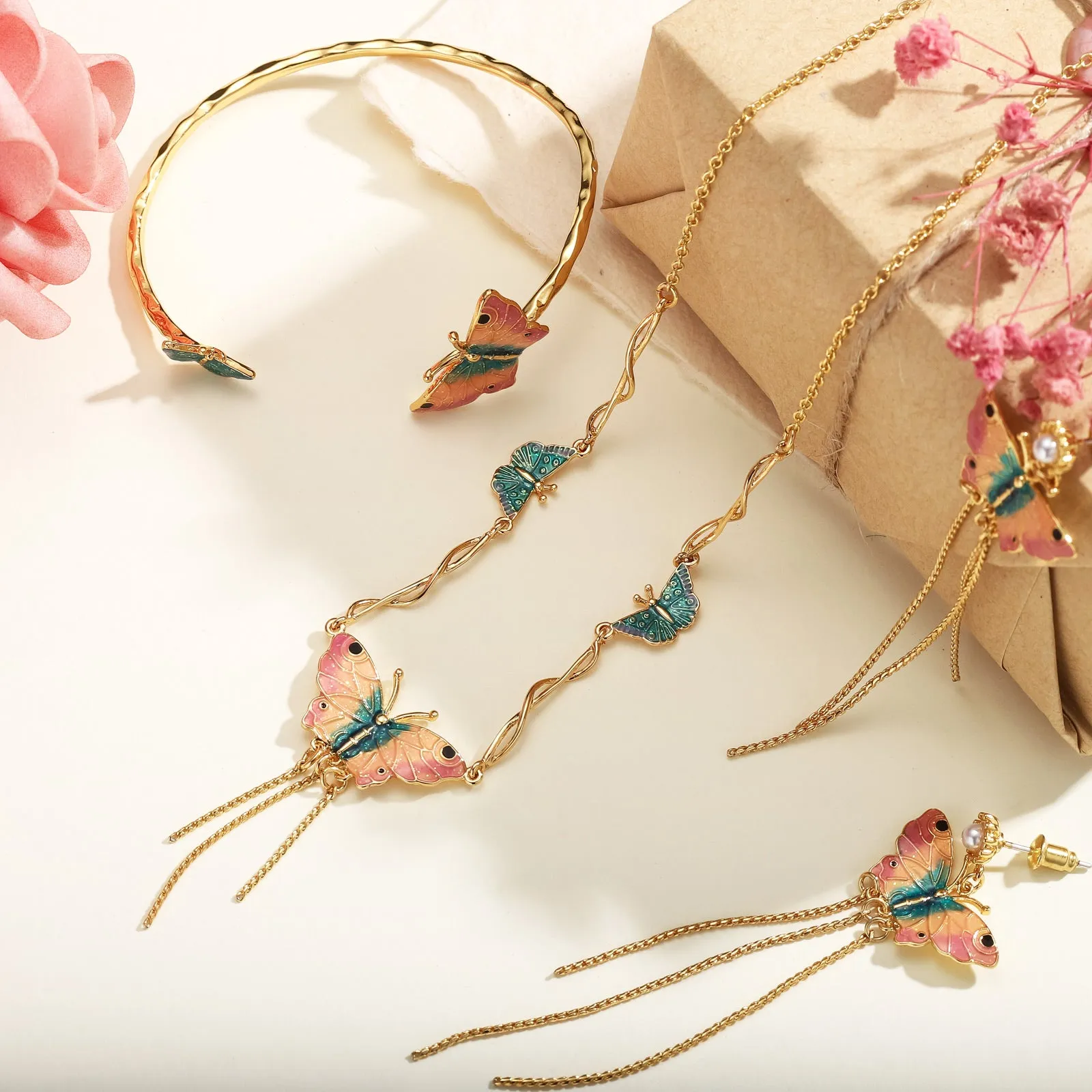 Butterfly Gift Set with Gift Wrapping sold by Selenichast