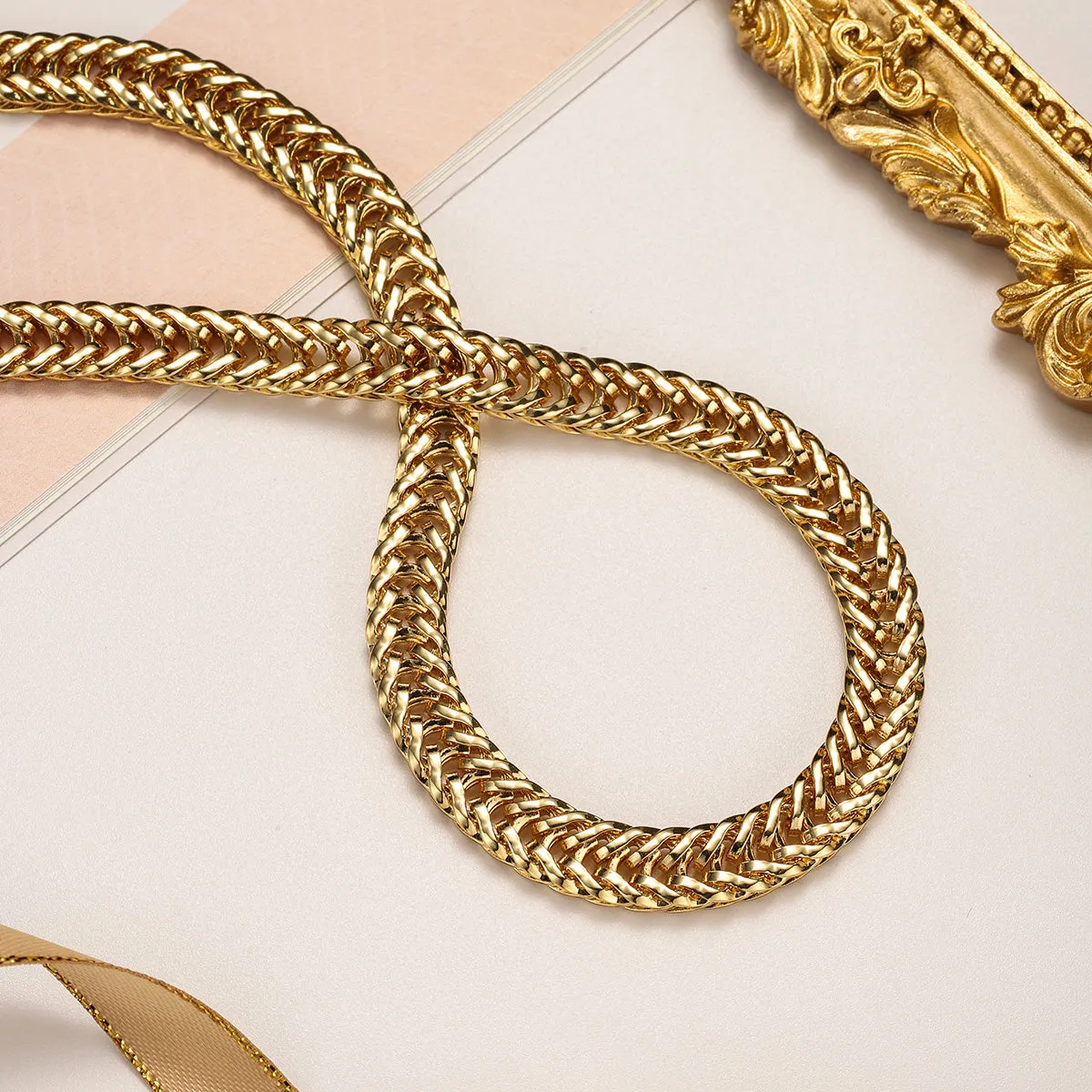Franco Snake Chain Necklace sold by Selenichast product image thumbnail 4