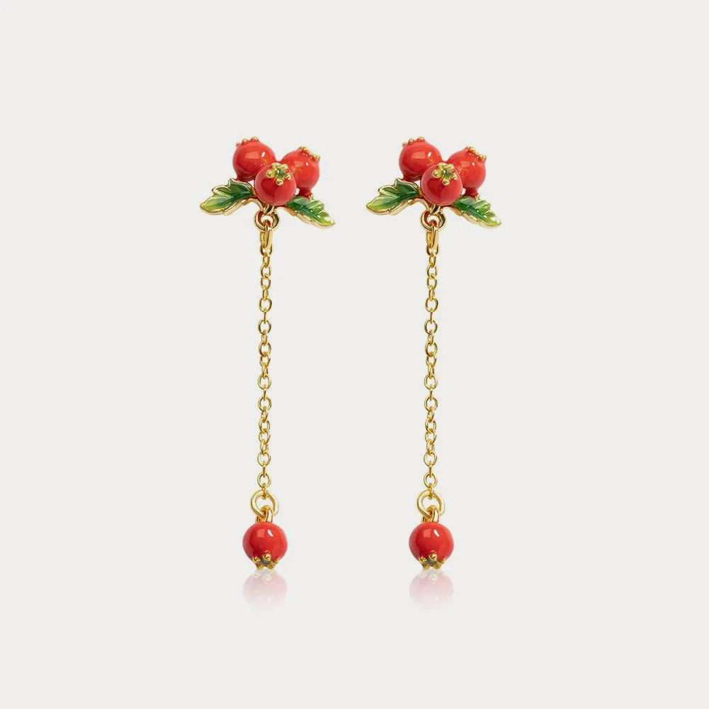 Cranberry Earrings sold by Selenichast
