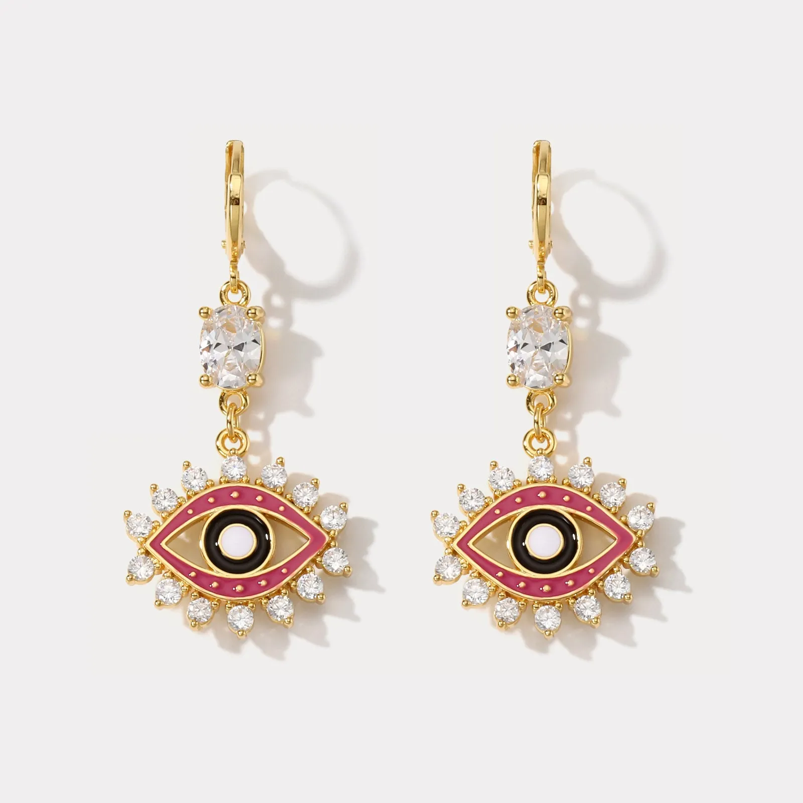 Devil Eye Diamond Earrings sold by Selenichast