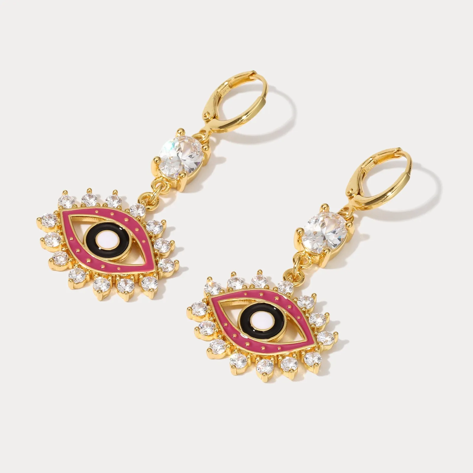 Devil Eye Diamond Earrings sold by Selenichast product image thumbnail 3