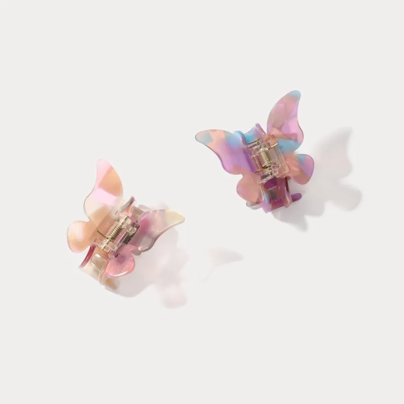 Butterfly Colorblock Claw Clips sold by Selenichast
