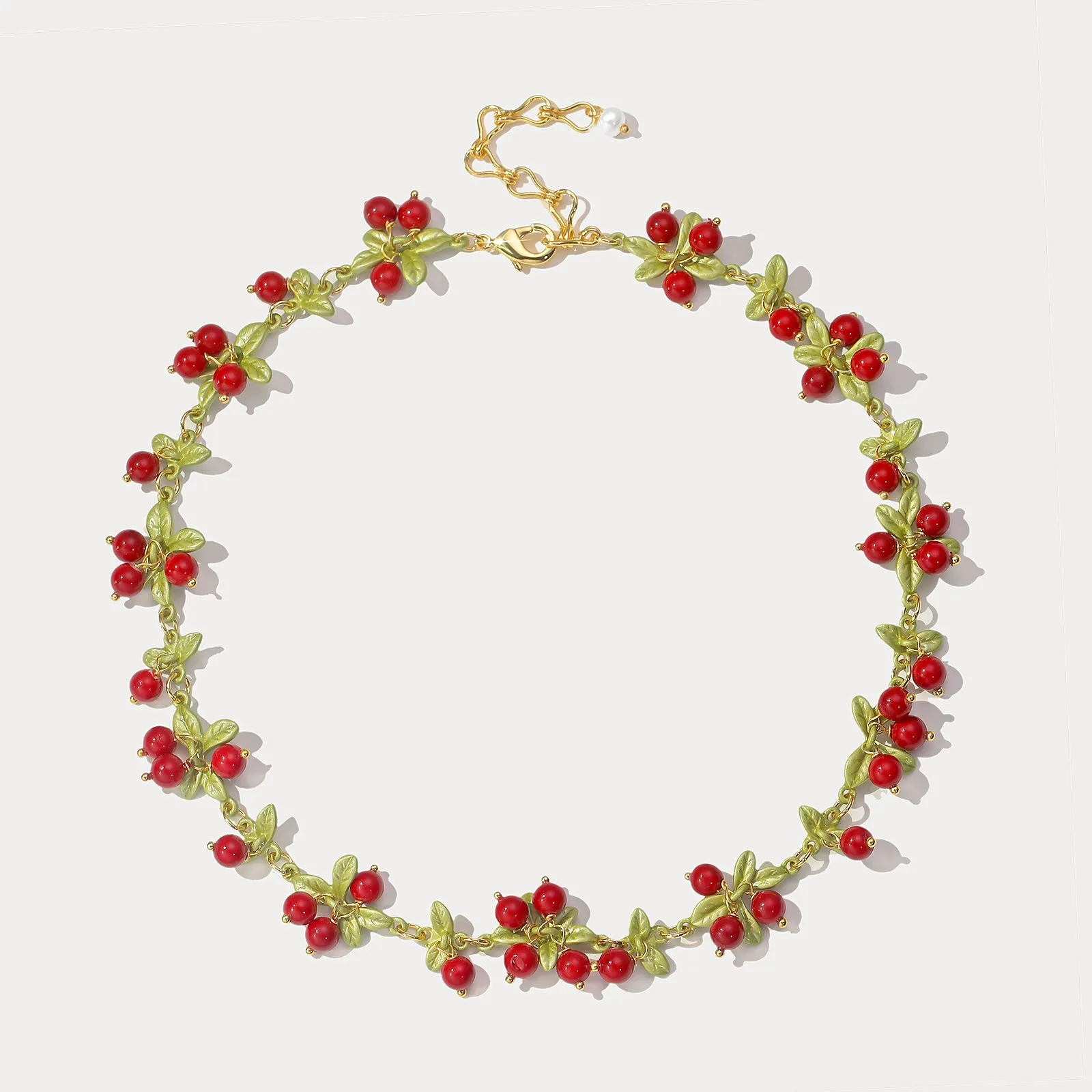 Cranberry Necklace sold by Selenichast