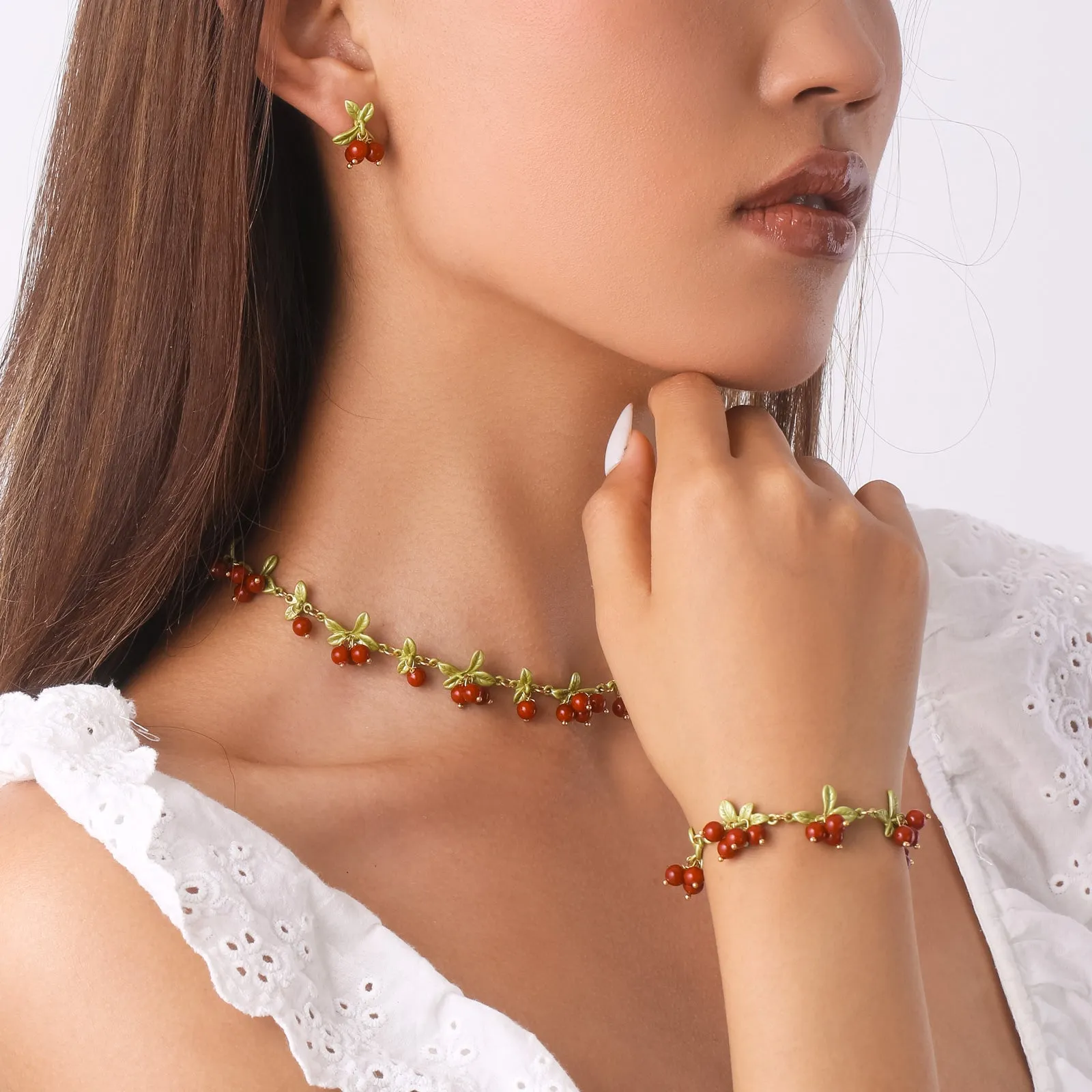 Cranberry Necklace sold by Selenichast product image thumbnail 3