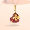 Gold heart Locket Necklace sold by Selenichast