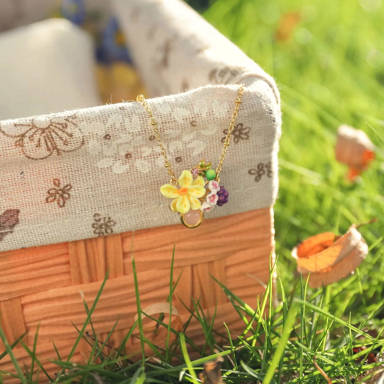 Sweet Grape Flower Gemstone Gift Set with Gift Wrapping sold by Selenichast product image thumbnail 3