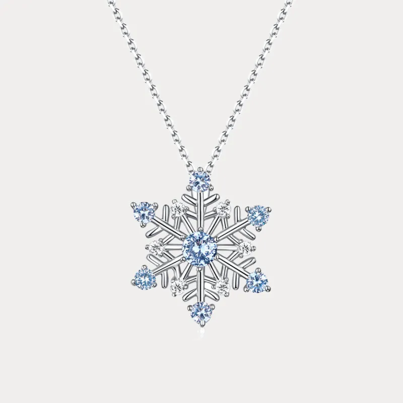 Christmas Snowflake Necklace sold by Selenichast