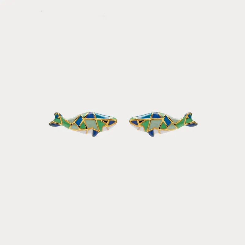 Fish Ear Studs Earring sold by Selenichast