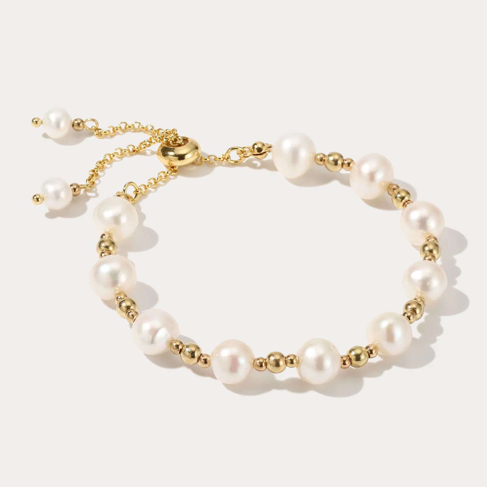 Pearl Chain Bracelet sold by Selenichast product image thumbnail 2