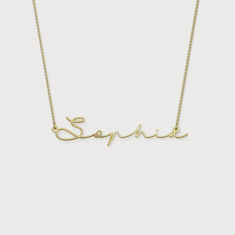 Mon Amour Name Necklace sold by Selenichast