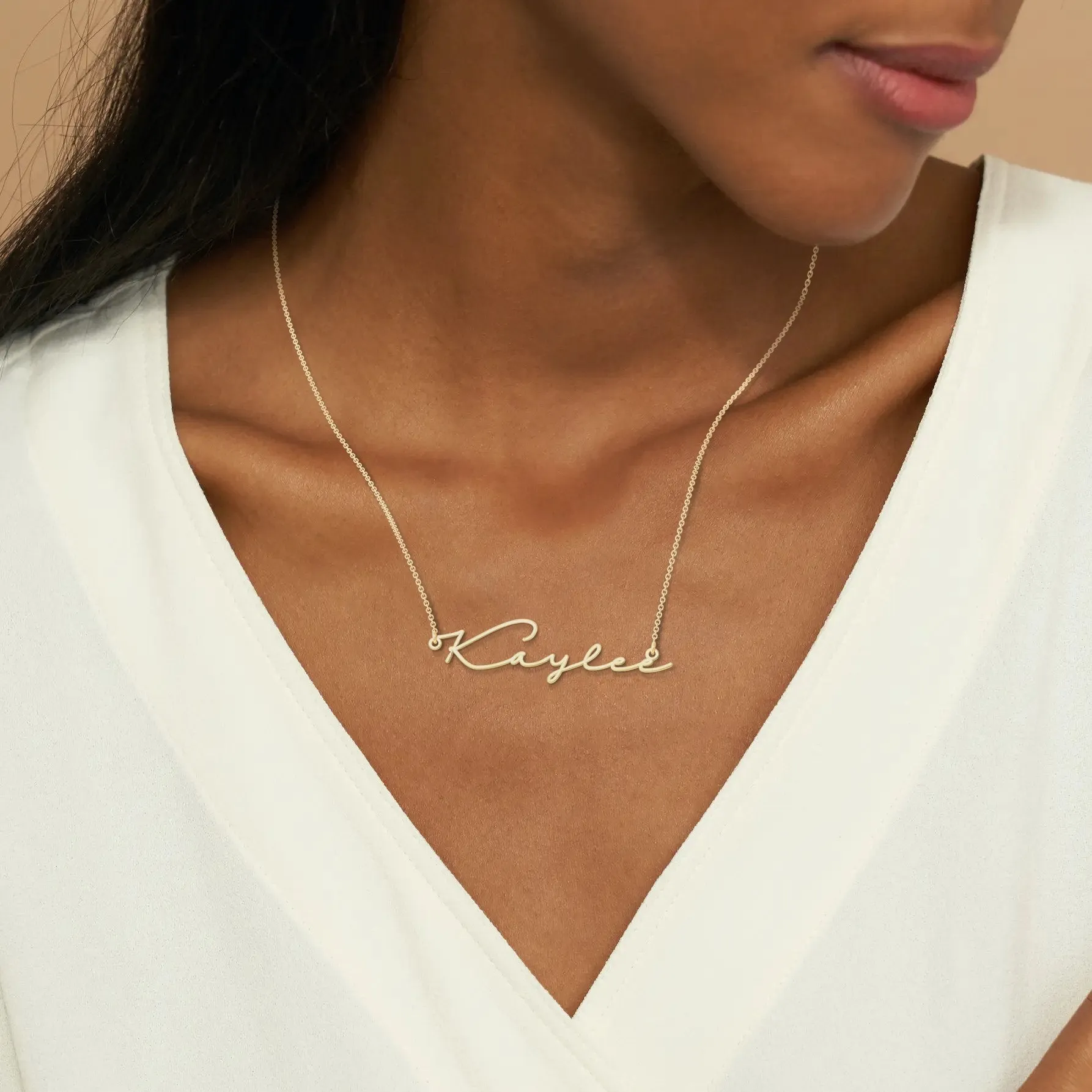 Mon Amour Name Necklace sold by Selenichast product image thumbnail 2