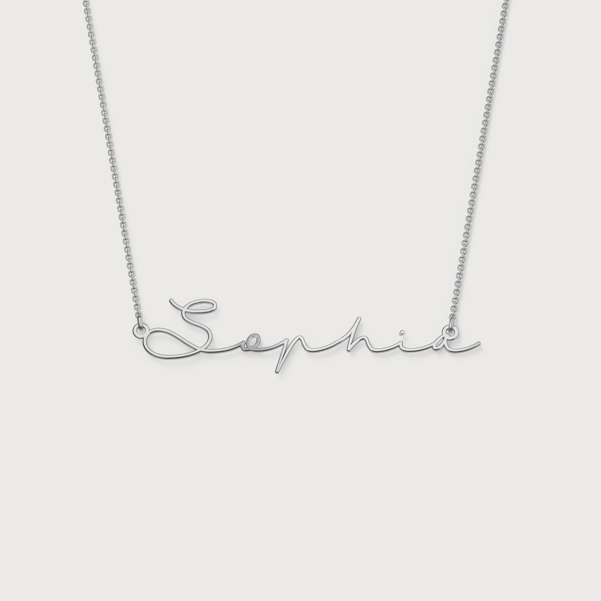 Mon Amour Name Necklace sold by Selenichast product image thumbnail 5