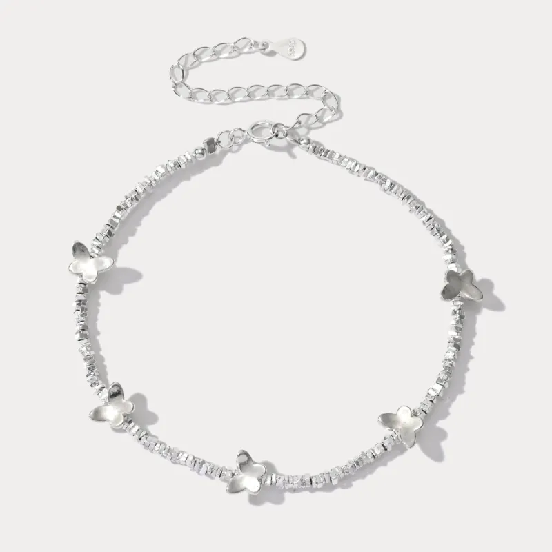 Silver Butterfly Bracelet sold by Selenichast