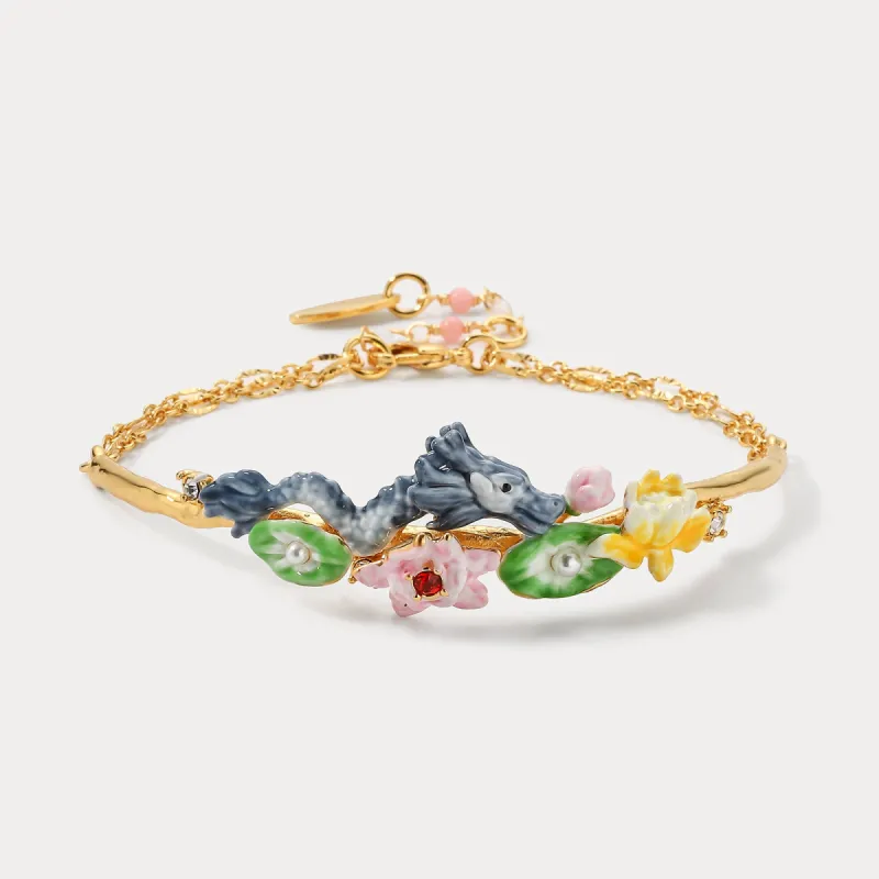 Dragon Lotus Bracelet sold by Selenichast