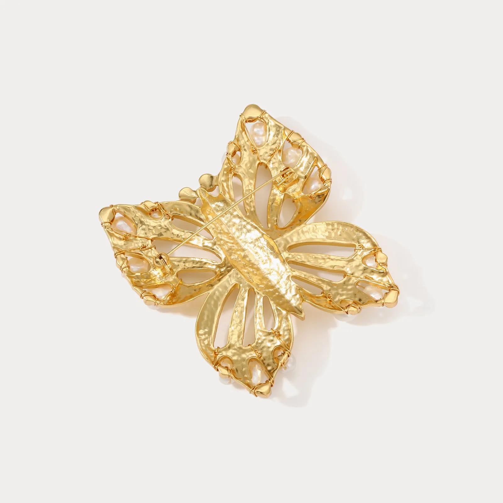 Pearl Butterfly Brooch sold by Selenichast product image thumbnail 3