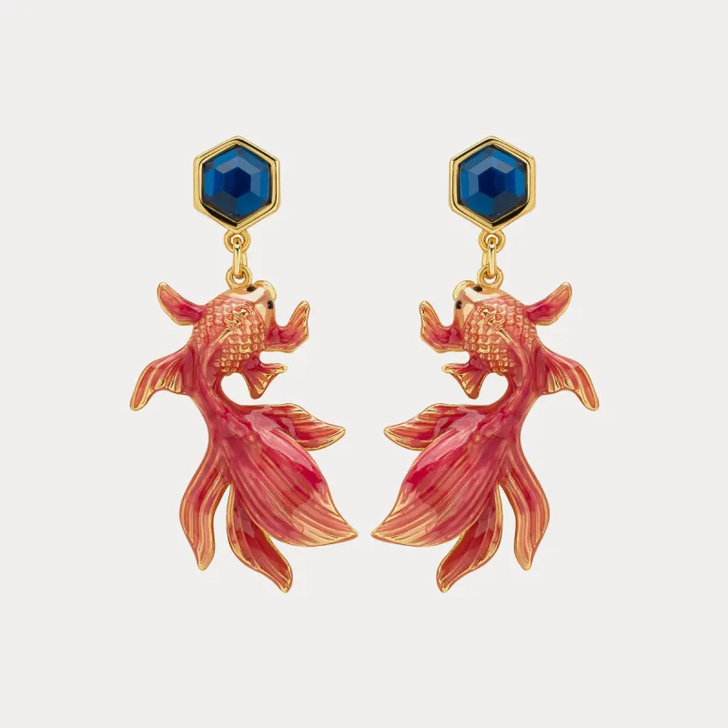 Koi Earrings sold by Selenichast