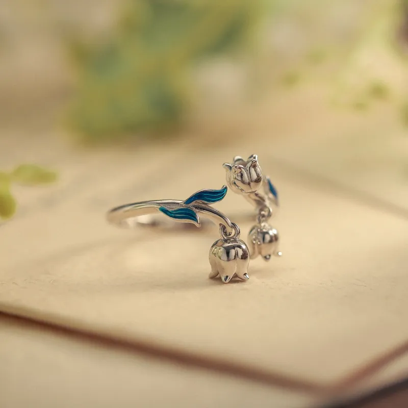 Lily Of The Valley Silver Ring sold by Selenichast